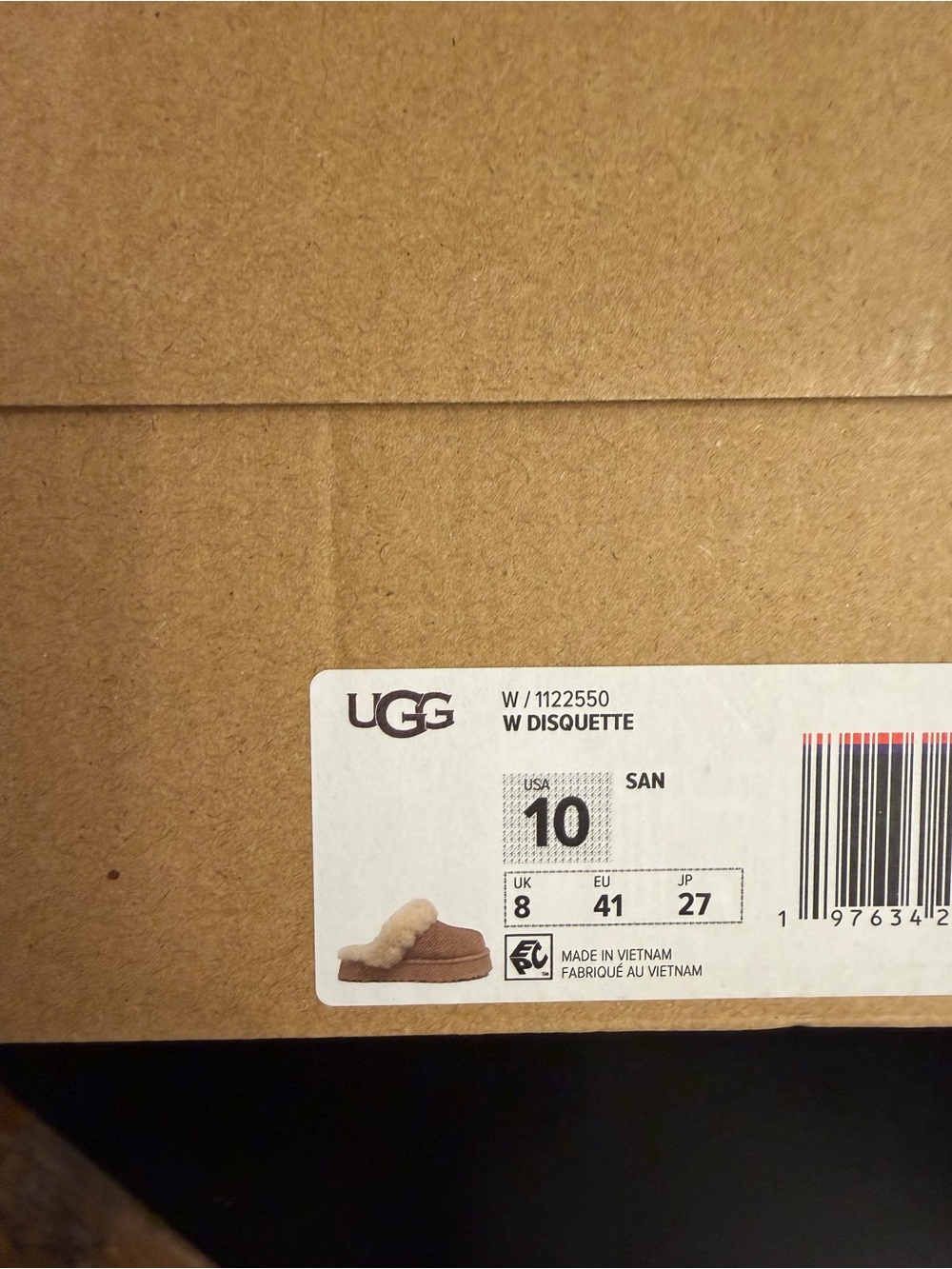 UGG Disquette Platform Slippers - NEW IN BOX - Picture 5 of 7